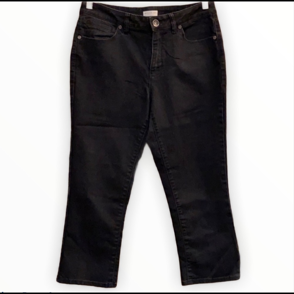 Coldwater Creek Black Jean Size 10